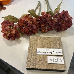 Fall Decor, Autumn Decor, Fake Flowers, Flower Decor