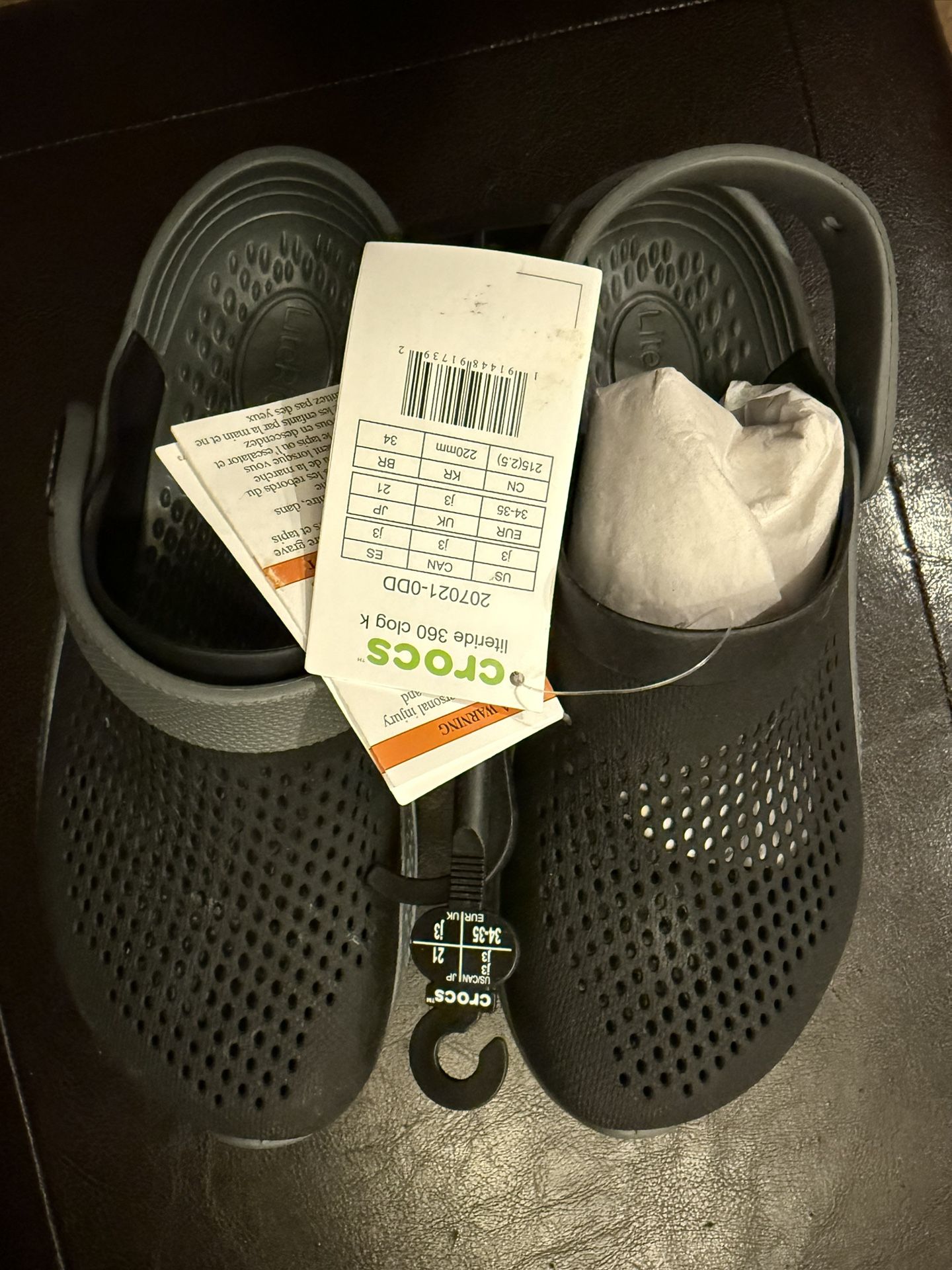 New Crocs. See Pic For Size. $30