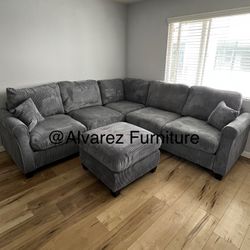 Sectional Sofa With Ottoman 