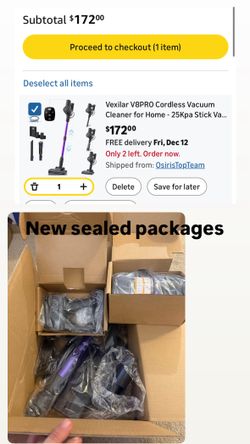 6-in-1 Handheld Vacuum Cleaner Cordless Vacuum Cleaner for Home - 25Kpa Stick Vacuum with Self Standing Design, Max 35Min Runtime, 6 in 1 Lightweight 