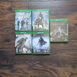 XBOX ONE GAMES ALMOST NEW!! $10.00 2 For $15.00