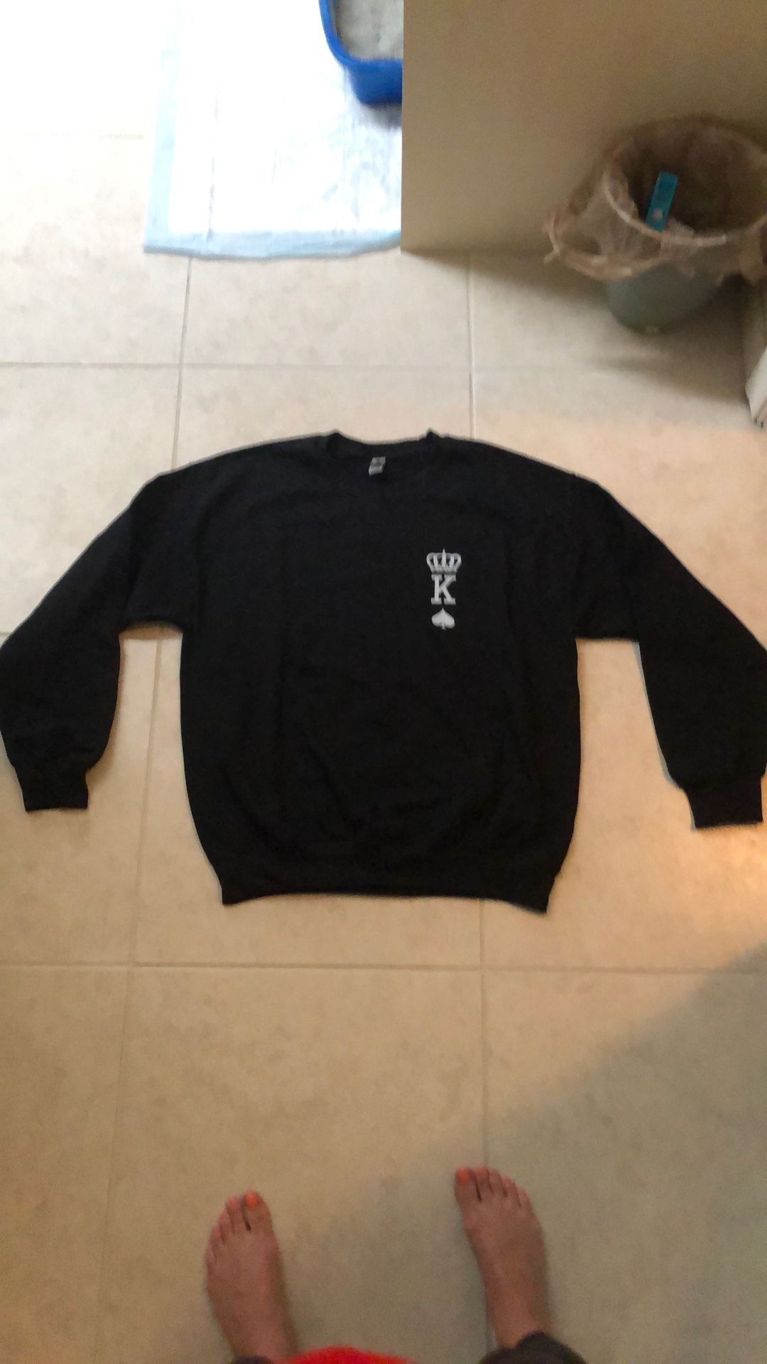 King Sweatshirt Large 