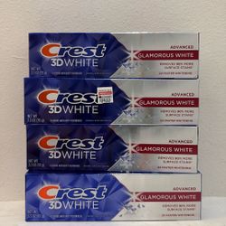 Crest 3D White Advanced  Glamorous White Toothpaste Bundle Set