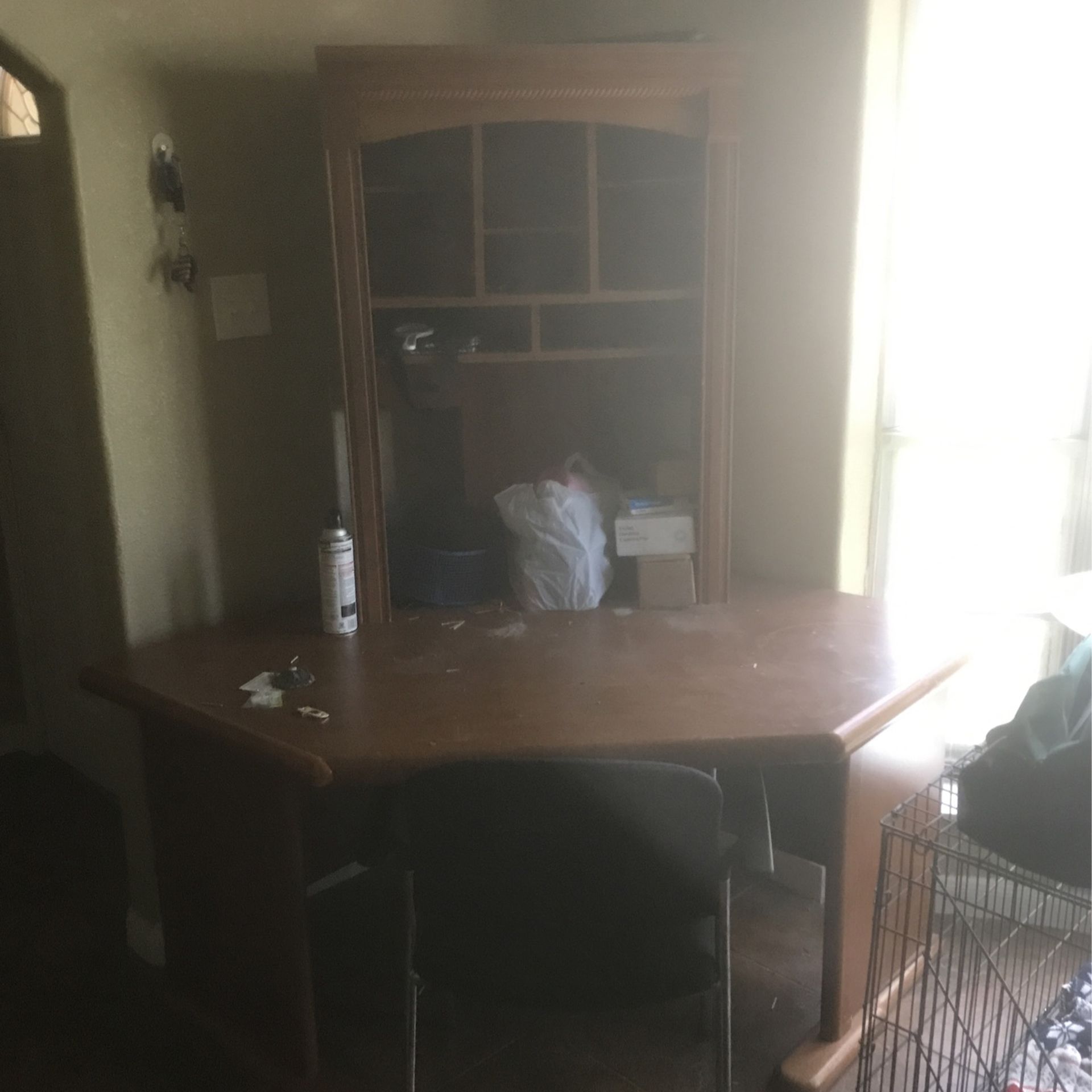 Solid Wood Corner Desk