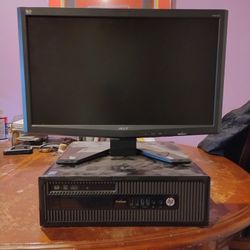 Hewlett Packard PC & Acer Monitor