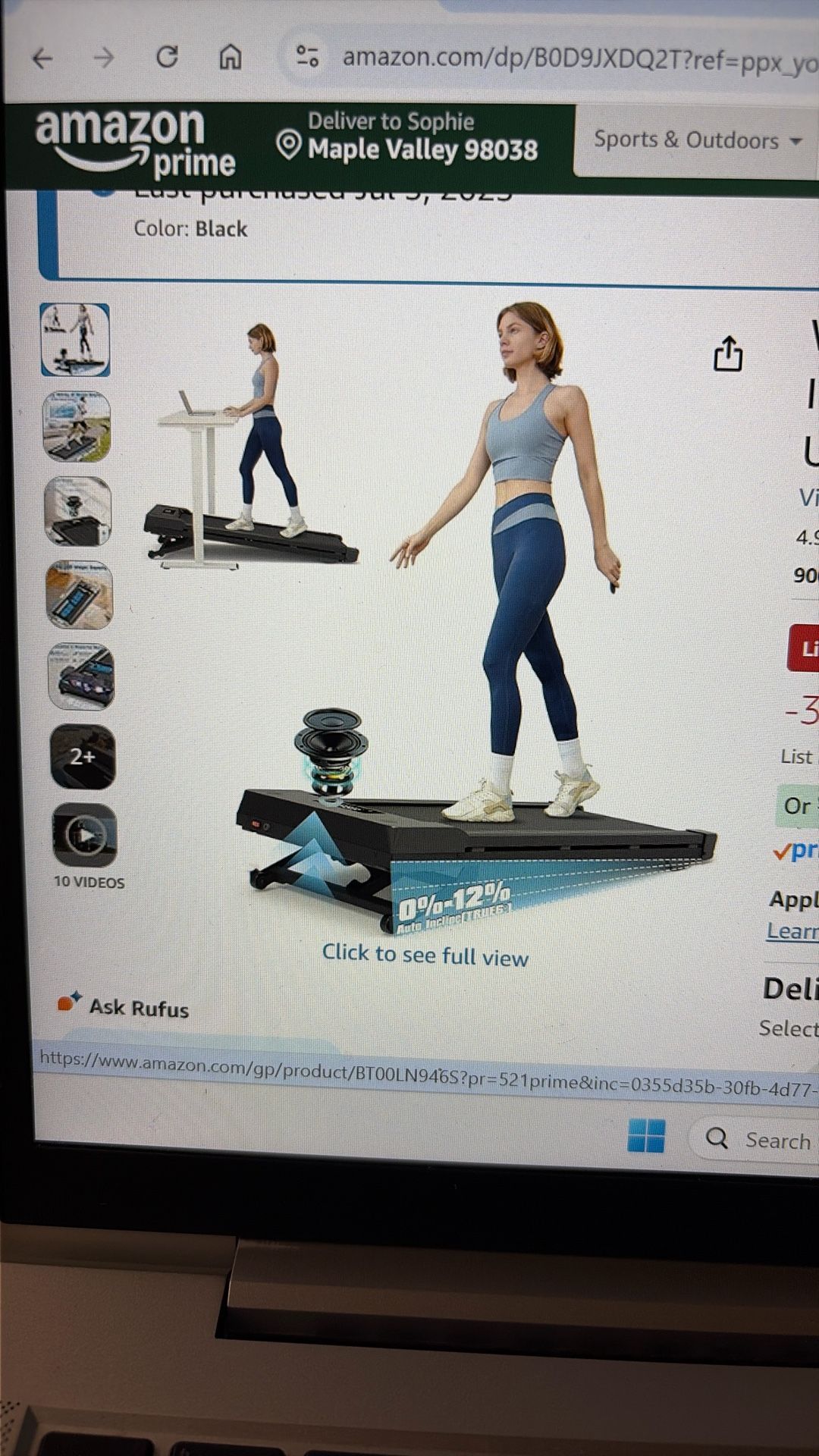 Walking Pad Treadmill 