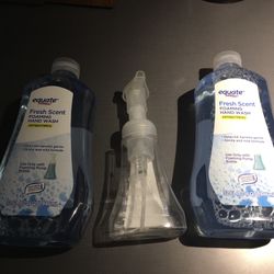 Two Pack Equate Foam Soap (w/ Foam Pump)