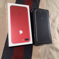Apple iPhone 7 Plus Red Or Jet Black Unlocked New Sealed Unopened $650 Each 