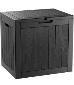 Outdoor Storage Deck Box Dark Gray