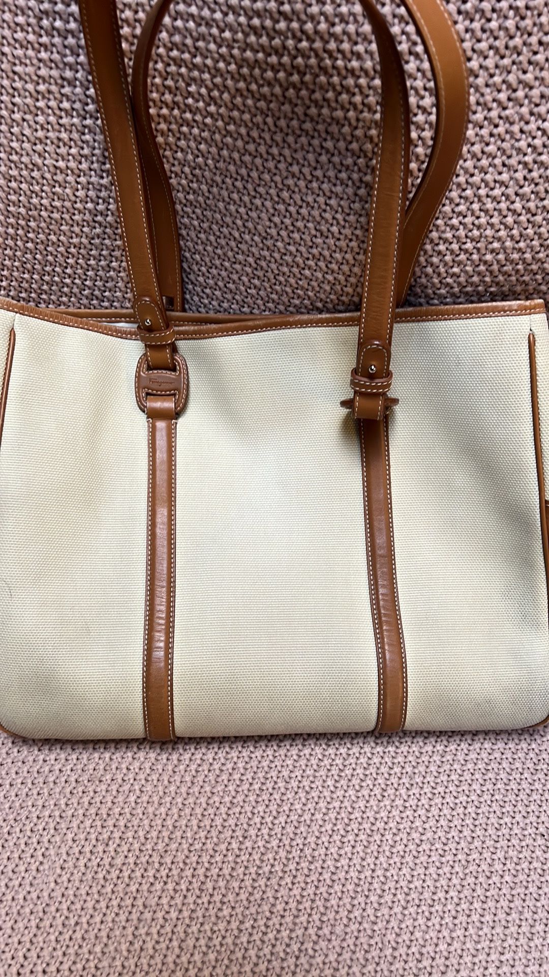 Salvatore FERRAEGAMO  Beige Tote