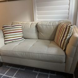 Sofa, Love Seat And Two End Tables 