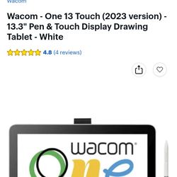 Wacom Display Drawling Tablet 