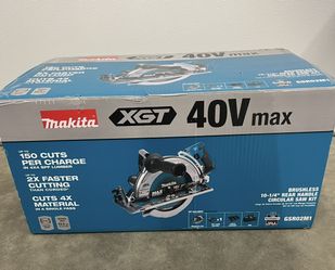 Makita 40V Max XGT Brushless Rear Handle 10-1/4 in. Circular Saw Kit, AWS Capable (4.0Ah) $599 plus tax at Home Depot