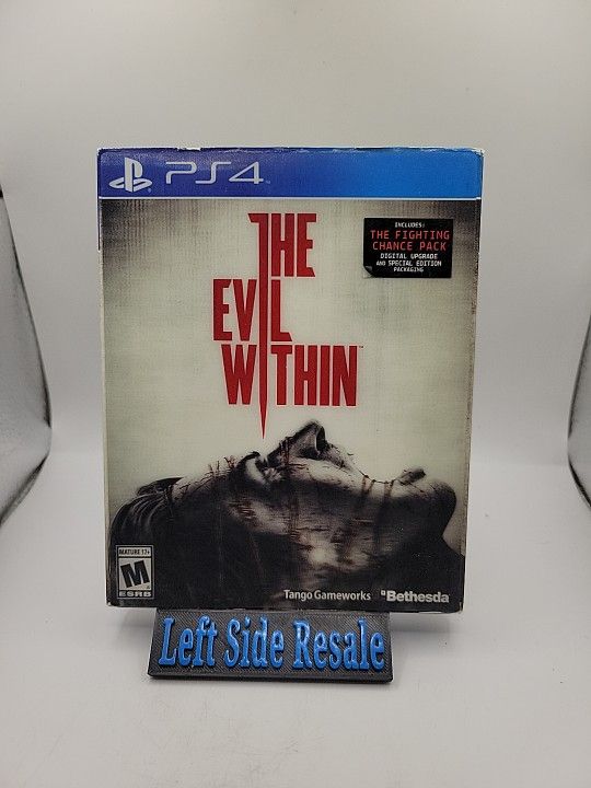 The Evil Within (Sony PlayStation 4, PS4 2014) - CIB with slip cover -