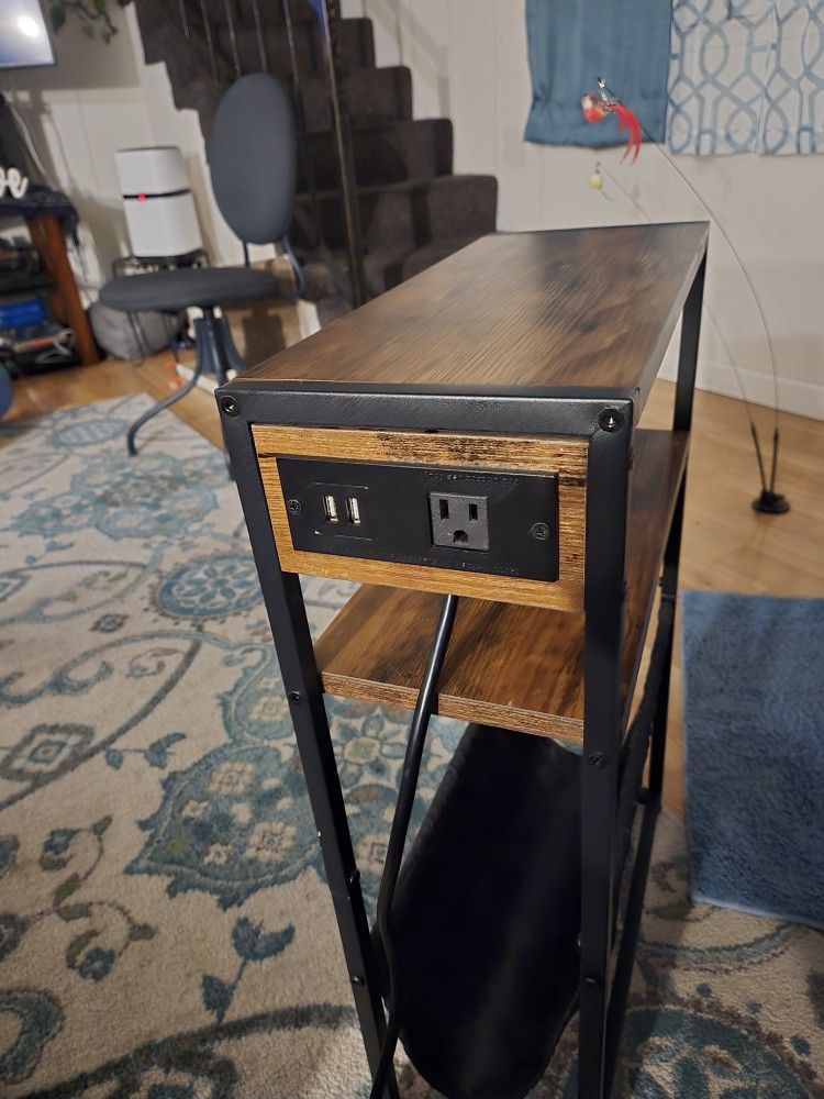 2 End Tables With USB /plug Power