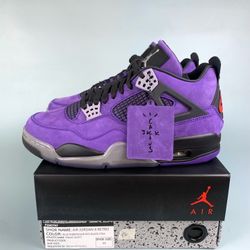 Air jordan 4s   TRAVIS SCOTT CACTUS PURPLE many more colors available 