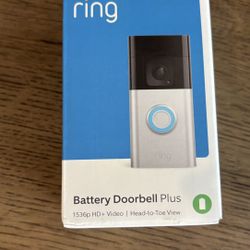 Ring Battery Doorbell Plus New