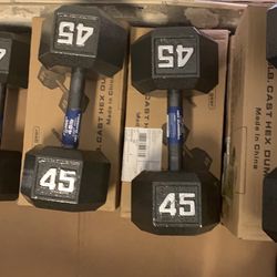 Dumbbells 45lbs