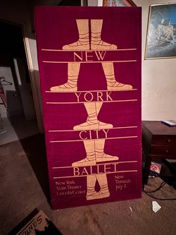 Large New York City Ballet sign
