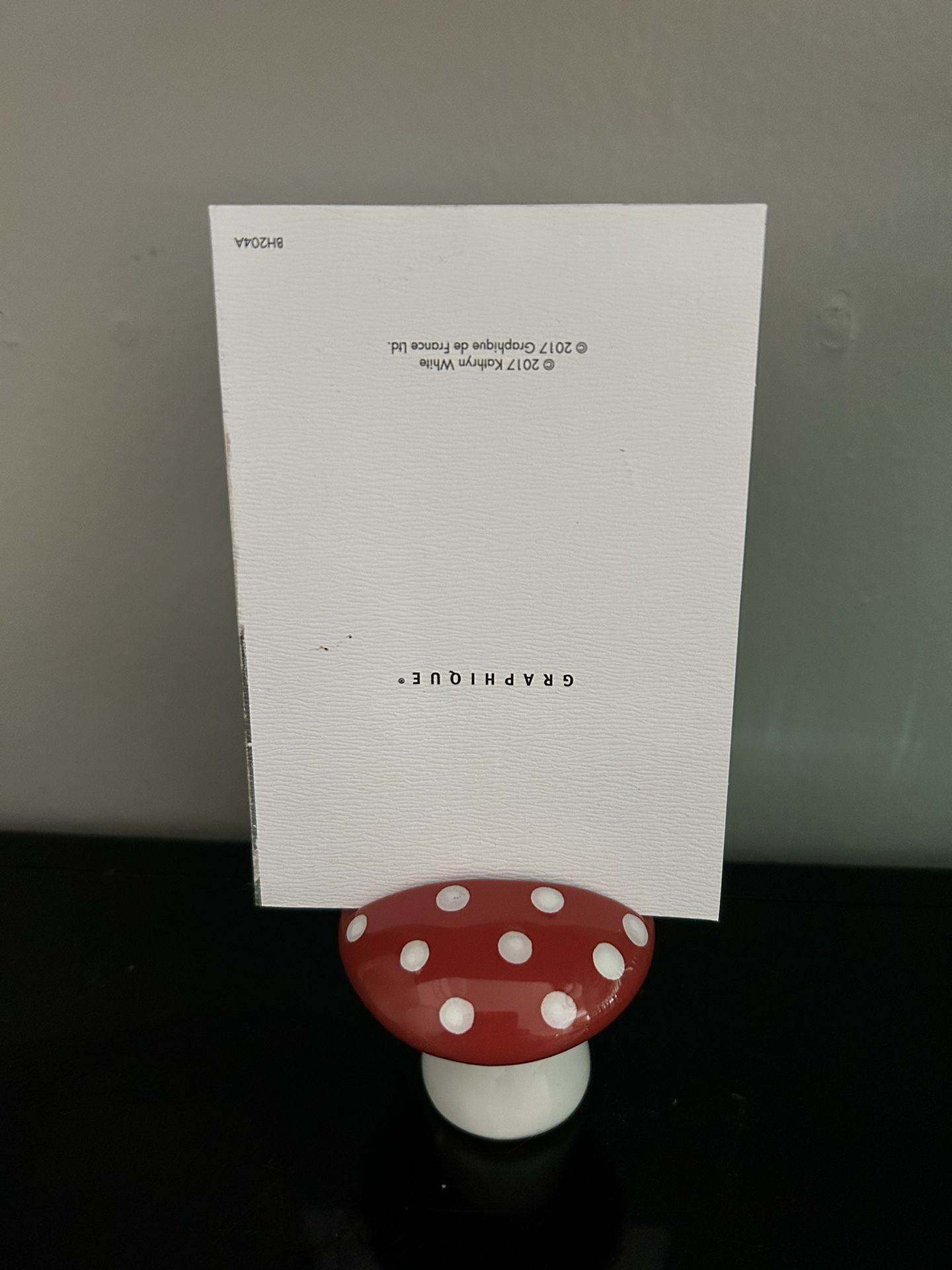 Mushroom Toadstool Photo/Card Holder