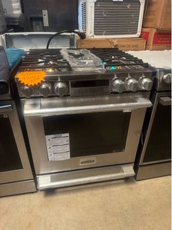 Slide stove gas range convection oven LG SIGNATURE w 30”