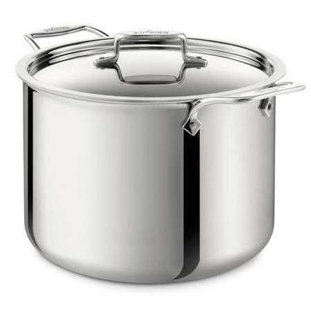 All Clad D5 12qt Stainless Steel Stock Pot, new with box