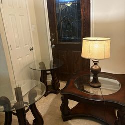 Coffee Table With Two Side Tables 