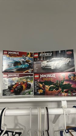 sealed lego ninjago sets and speed champions