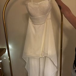 Brand New High-Low Wedding Dress
