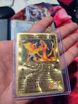 1st Gen Edition Blaine's All Gold Charizard .  