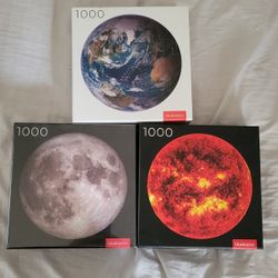 Earth, Moon, and Sun Puzzles
