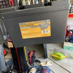 4 Olympia Tools Ammo Storage Box, Black, Adjustable, 1 Pack, 12.2"L x 5.51"W x 7.48"H