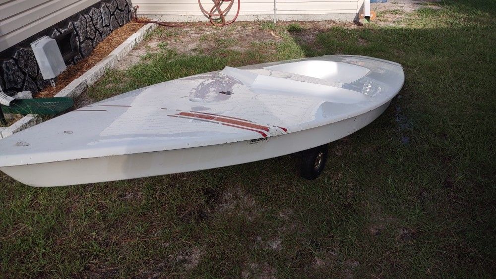 AMF Alcort Minifish Sailboat Hull