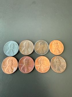 8 of the 1988 d Lincoln pennies