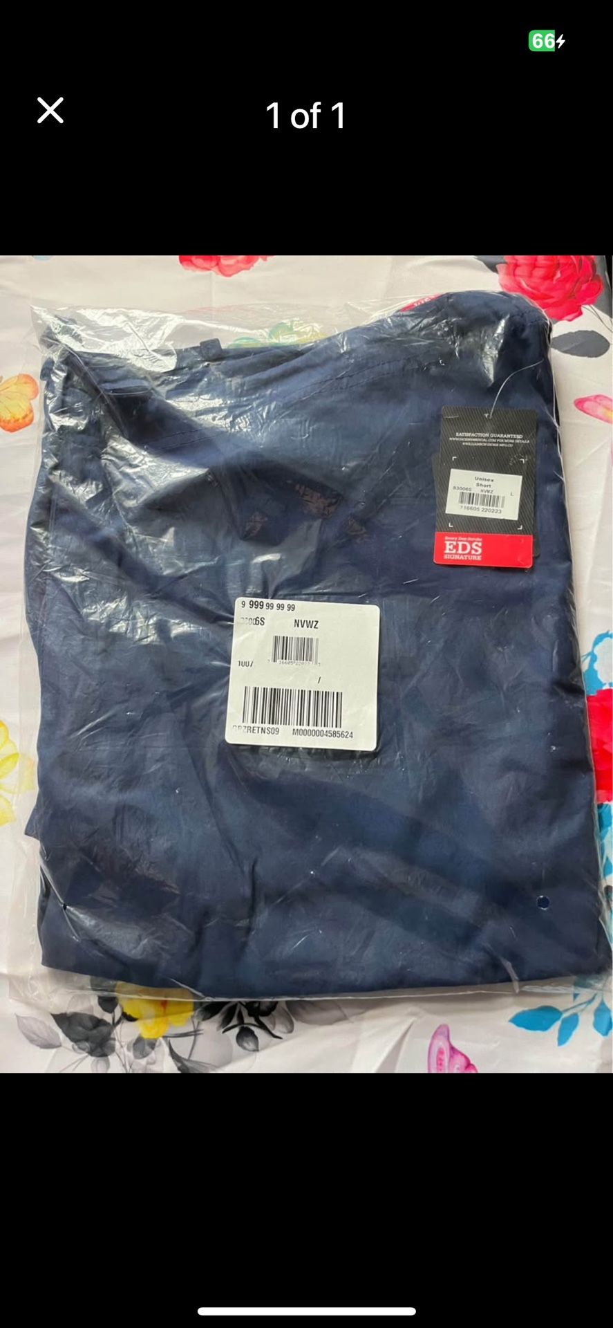 NWT Navy Blue Dickies Unisex Large Scrub Pants