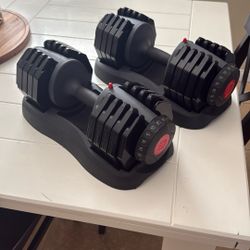 Ethos 50 Pound Selectable Dumbbells