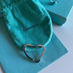 Tiffany Heart Money Clip/Bookmark 