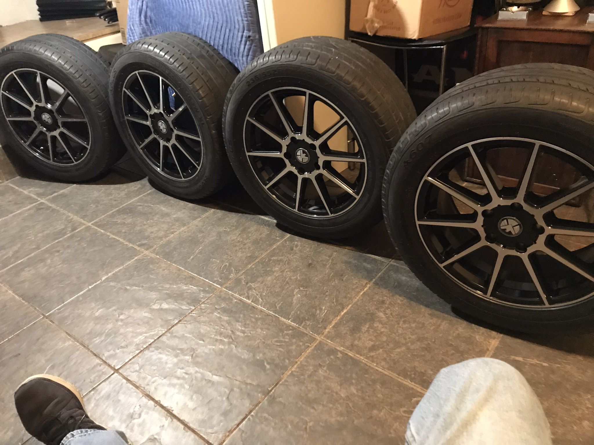 4 - 235 55 ZR 17 Wheels And Tires $315