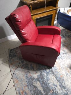 Power lift recliner chair