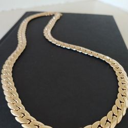 Gold 18k Plated Snake Necklace Chain