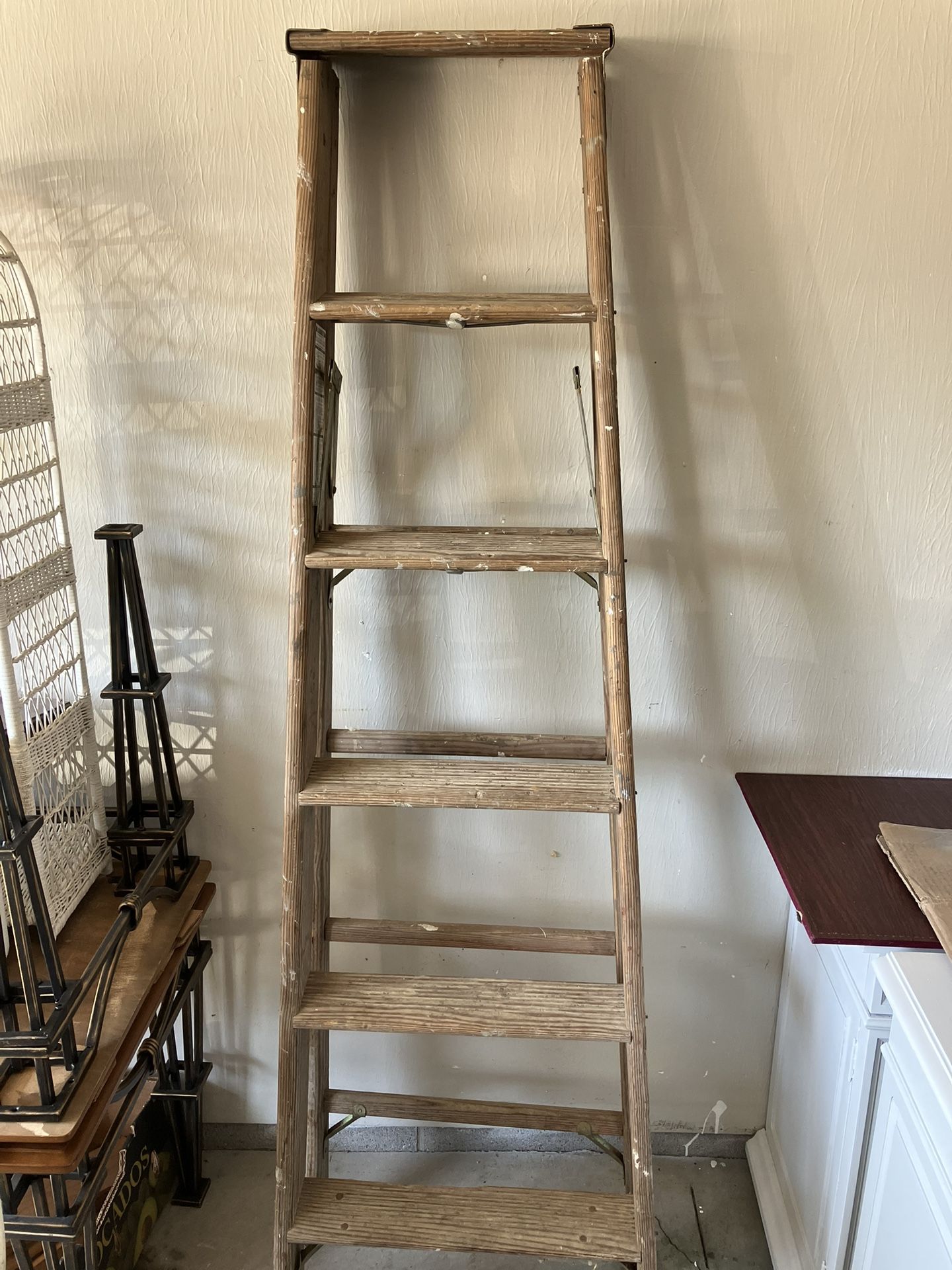 SIX FOOT WOODEN LADDER—Highland Heights