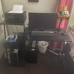 Computer Table Glass