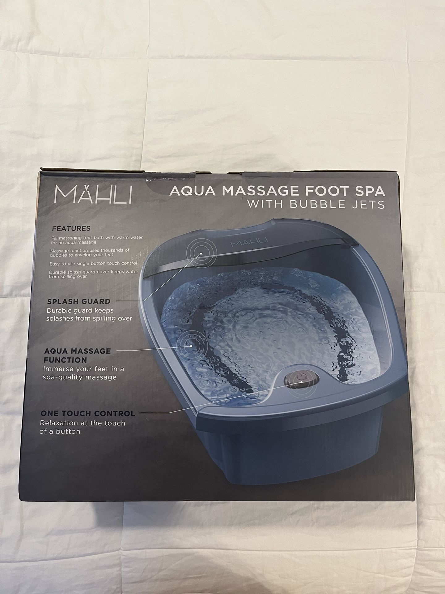 Mahli Aqua Massage Foot Spa W/ Bubble Jets for Sale in WA OfferUp