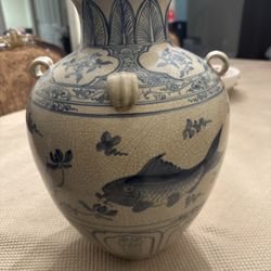 Blue And White Vase 