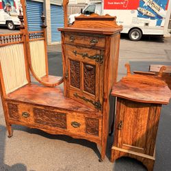 Antique Maple & Co. Bedroom Suite 