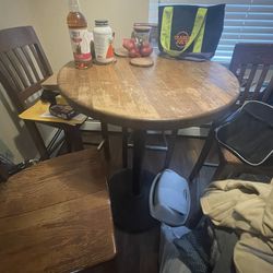 High Top Table W/ 4 Chairs