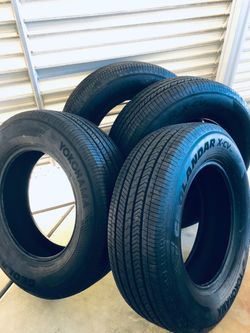 245 70 R 18” Yokohama Geolander X-cv GO57 new. 0-miles. $399 set of 4.  DOT 2025 off 2026 Tundra.