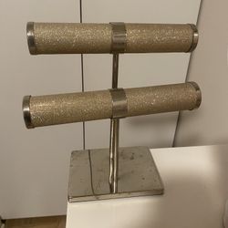Jewelry Stand- Gold Glitter