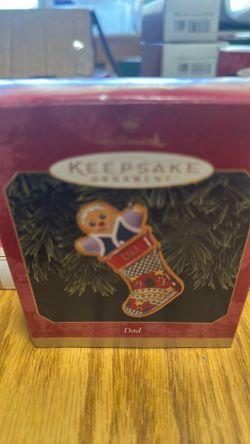 Hallmark Mom and Dad Ornaments $3 each