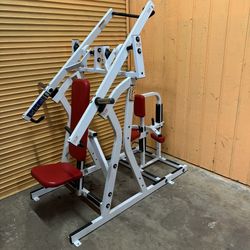 Hammer Strength ISO Lateral Chest Press / Lat Row Combo - Olympic Weight Plate Loaded - Commercial Gym Equipment 